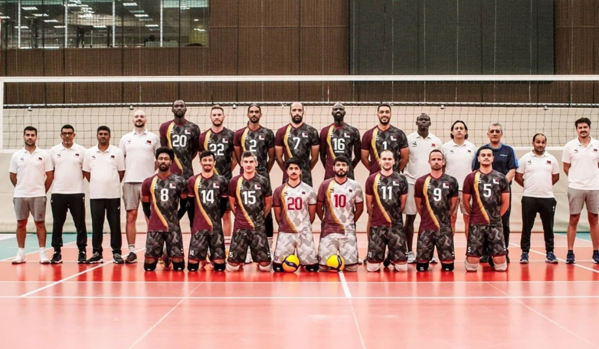 Qatar Men's Volleyball Team Departs for Japan Ahead of Asian Championship, Asian Games